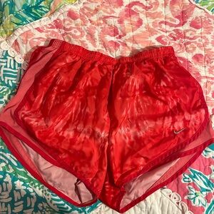 Nike pink tie dye running shorts!